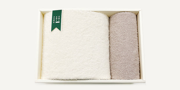 Gift bath and face towel set