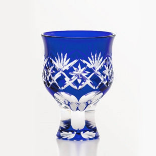 High cup Kenyarai pattern indigo