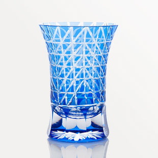 Tumbler Skytree pattern "Iki" blue and white