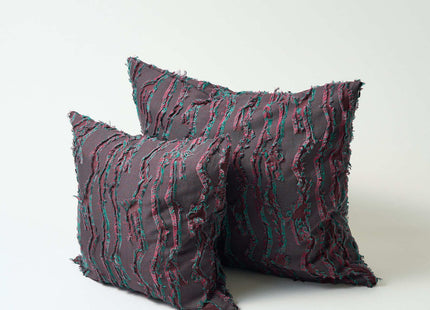 Cushion cover funky fringe L