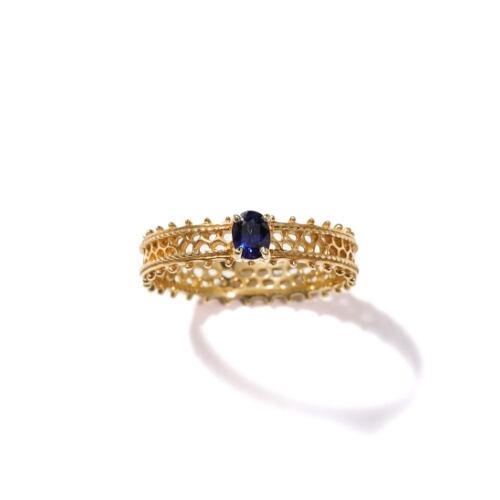 Sulanga ring: Blue sapphire