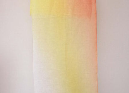 Brush dyed stole sky pattern orange