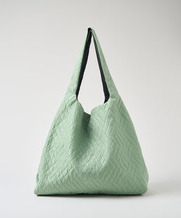 DOUBLE bag green matrasse L