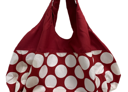 Dot balloon bag (red)