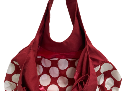 Dot balloon bag (red)