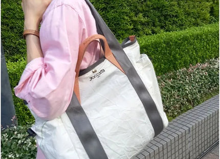 Double handle tote M 《WH》