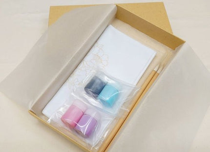 Hand-painted Yuzen experience kit Aya Sakura no Maru