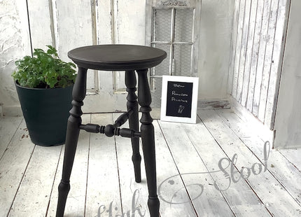 High Stool French Height 55cm Black