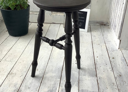 High Stool French Height 55cm Black