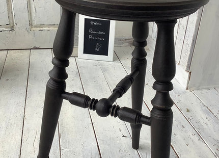 High Stool French Height 55cm Black