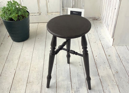 High Stool French Height 55cm Black