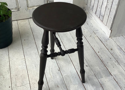 High Stool French Height 55cm Black