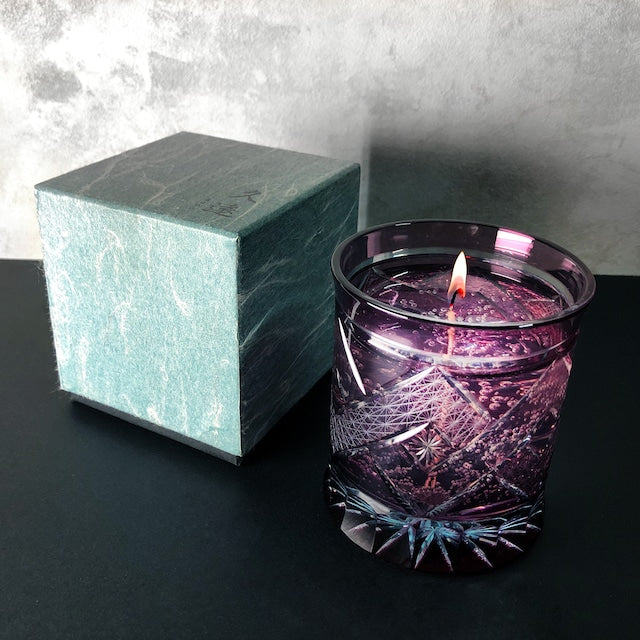 Kiriko fragrance candle Shimogikutsuna