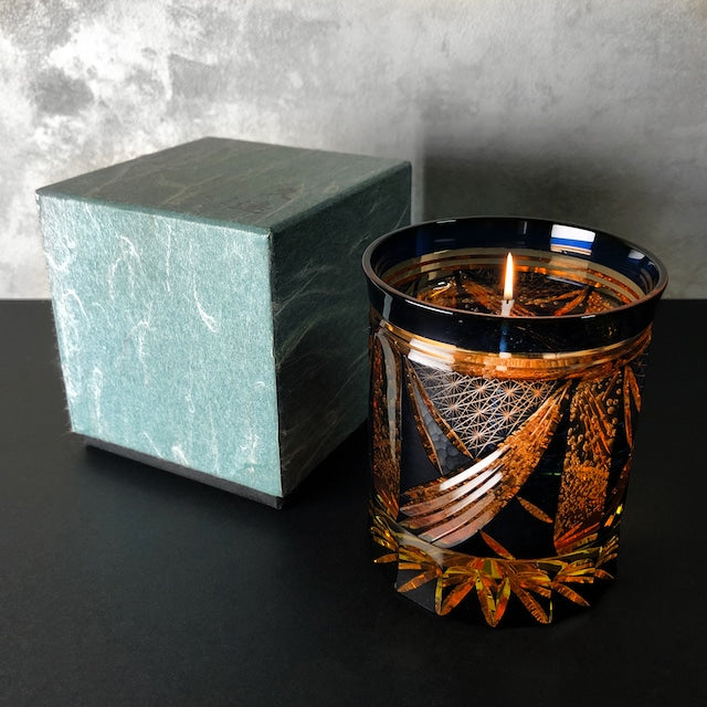 Kiriko fragrance candle iris