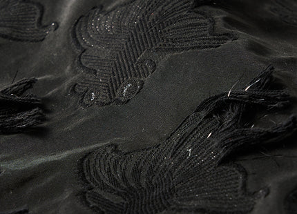 TWINS bag black demekin × beige check S