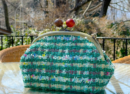 Tweed purse mini bag