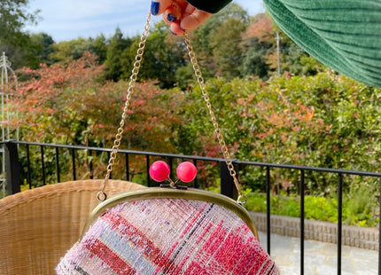 Tweed purse mini bag