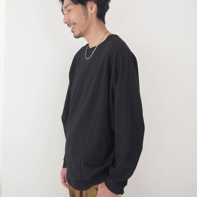 Unisex Boat Neck Dolman Sleeve