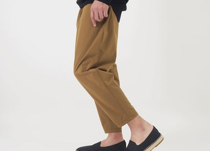 Unisex tuck tapered pants