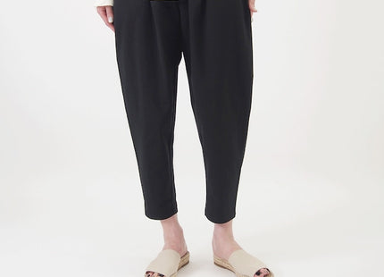 Unisex tuck tapered pants