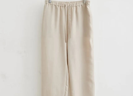 Washable Silk Basic Pants