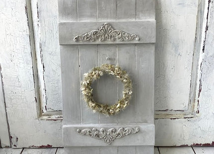 Wreath Display Wreath Panel Shabby White Gray Photography Background