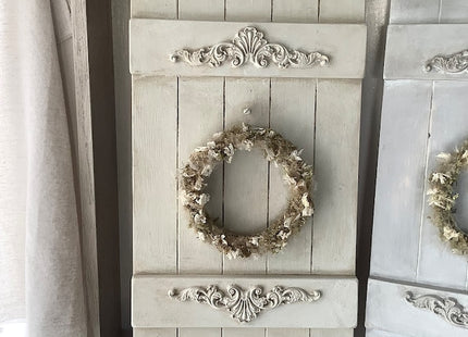 Wreath Display Wreath Panel Shabby White Gray Photography Background