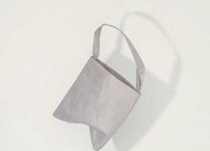 Japanese washi paper one shoulder bag / Foggy gray