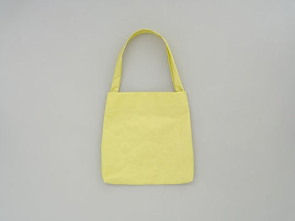 Japanese washi paper one shoulder bag / Lemon yellow