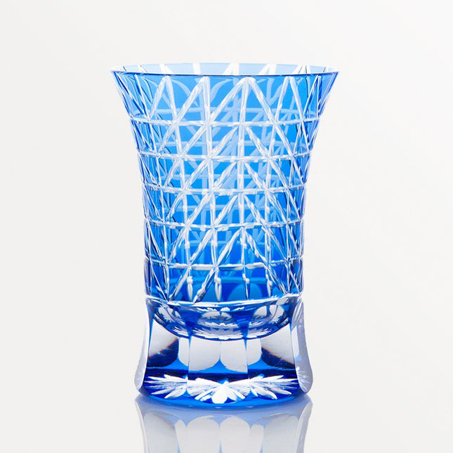 Tumbler Skytree pattern "Iki" blue and white