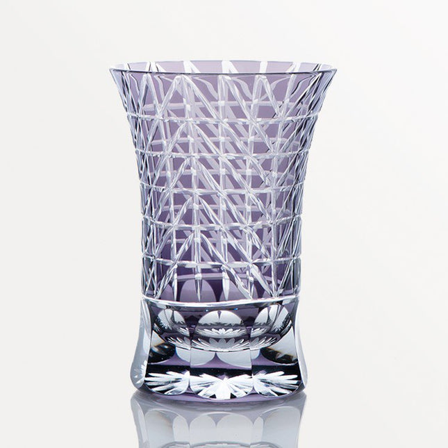 Tumbler Skytree pattern "Miyabi" Edo purple