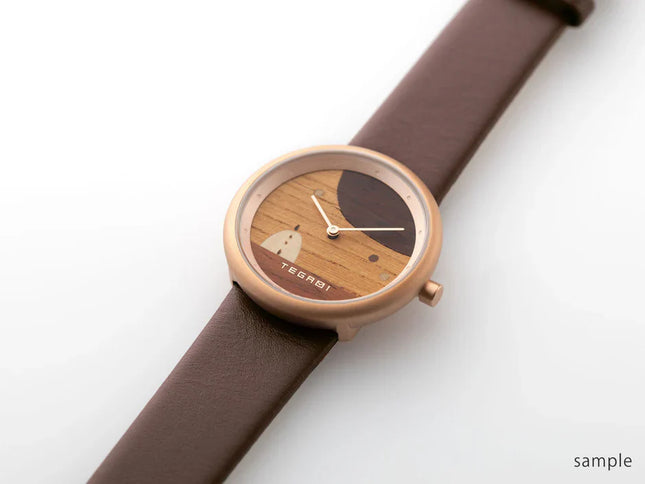 wind gauge wristwatch copper