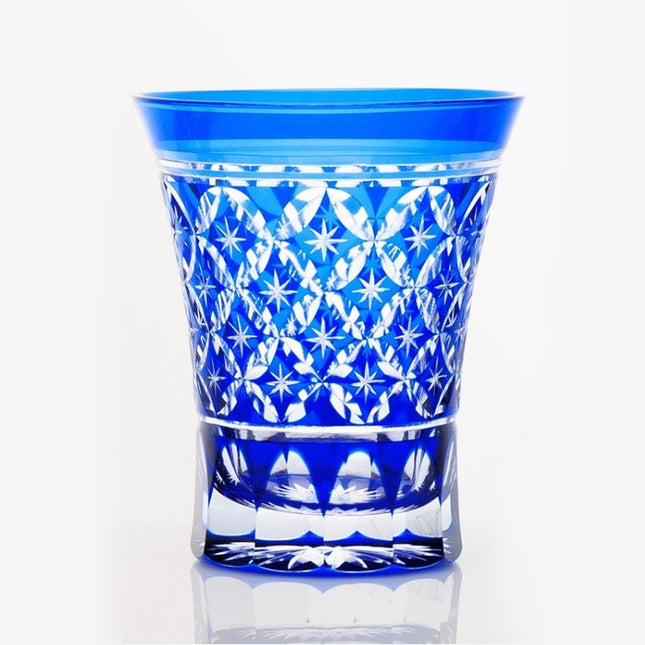 Cheers glass Cloisonné pattern indigo