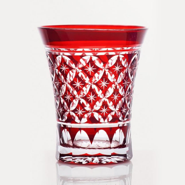 Cheers glass Cloisonné pattern Red