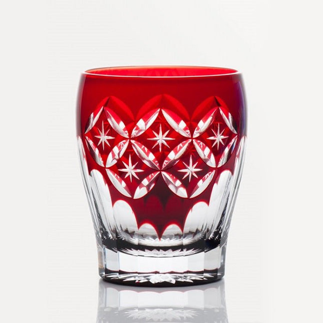 Tumbler Five Rings Cloisonne Pattern Red